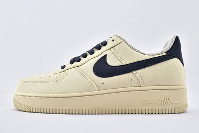 Buy Cheap Nike AF1 Air Force 1 Beige/Deep Blue-Reflection 315122-109