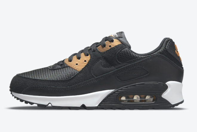 Buy Nike Air Max 90 Black Gold Online DM7557-001