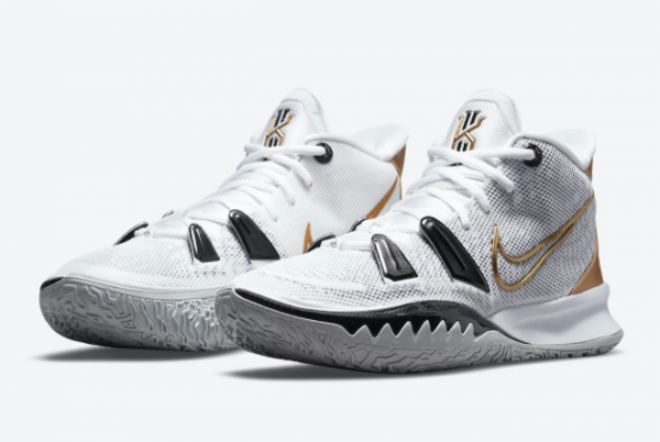 Buy Nike Kyrie 7 NBA Finals White Gold-Black CQ9326-101-1