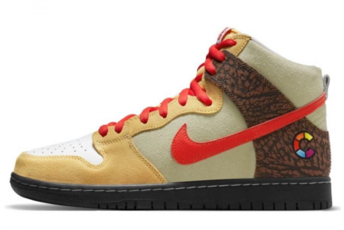 Color Skates x Nike SB Dunk High Kebab and Destroy For Sale