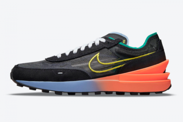 Discount Nike Waffle One Black/Yellow/Red/Blue/Green DM9049-001