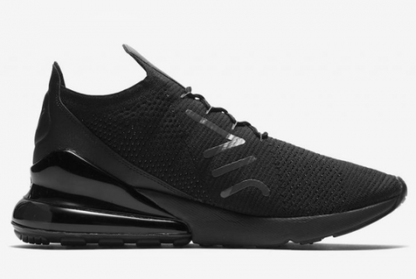 Mens Nike Air Max 270 Flyknit Triple Black AH8050-005-1