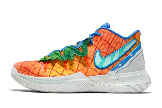 Nike Kyrie 5 SBSP EP SpongeBob Pineapple House Orange Peel/Teal Tint Outlet Sale CJ6950-800