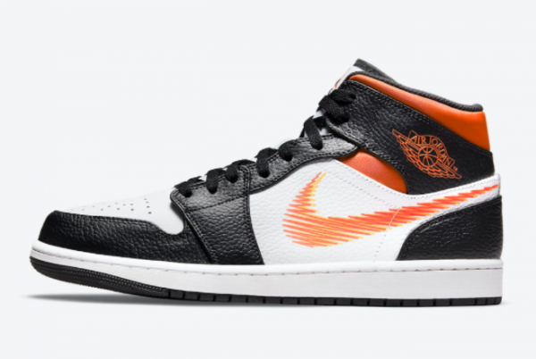 2021 Air Jordan 1 Mid Zig-Zag Swoosh Online Store DN4929-100