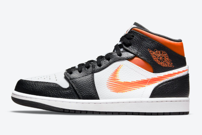 2021 Air Jordan 1 Mid Zig-Zag Swoosh Online Store DN4929-100