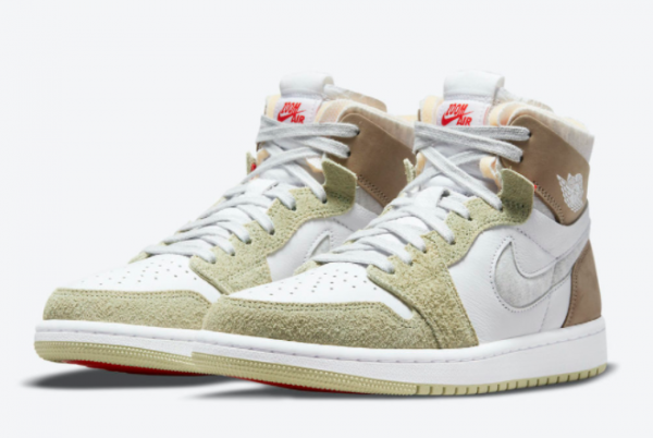 2021 Air Jordan 1 Zoom CMFT Olive Aura To Buy CT0979-102-2