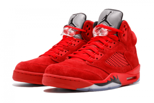 2021 Cheap Air Jordan 5 Retro Red Suede 136027-602-3