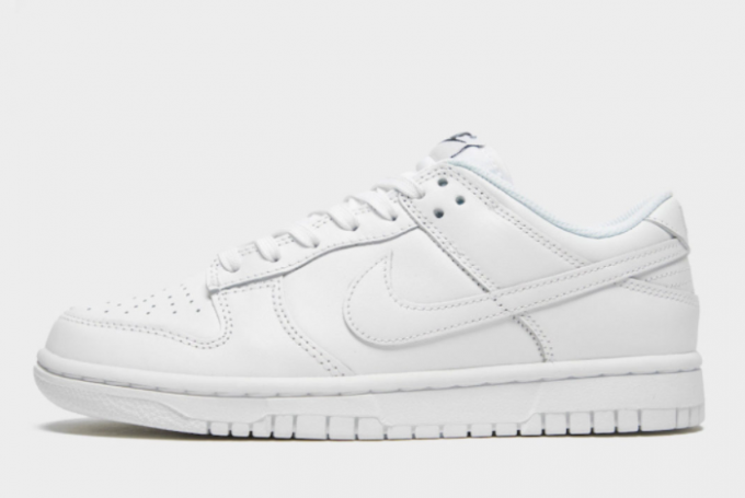 2021 Cheap Nike Dunk Low Triple White Low Price Sale