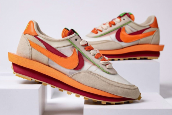 2021 Clot x Sacai x Nike LDWaffle Training Shoes DH1347-100-2