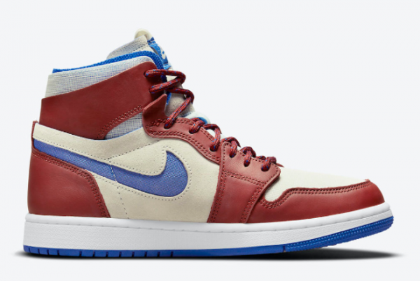 2021 Latest Air Jordan 1 High Zoom CMFT Team Red CT0979-104-1