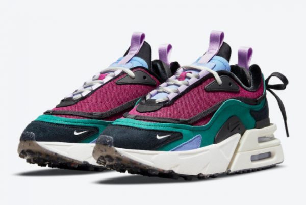 2021 Nike Air Max Furyosa Green Purple Sneakers For Sale DC7351-300-1