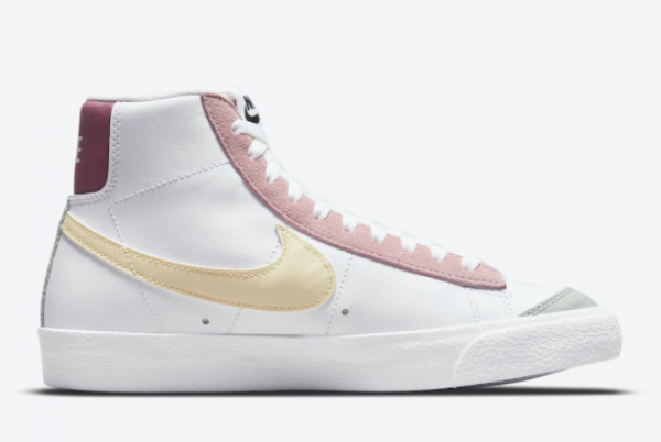 2021 Nike Blazer Mid 77 Pink Lemon Green Special Sale DN5052-100-3