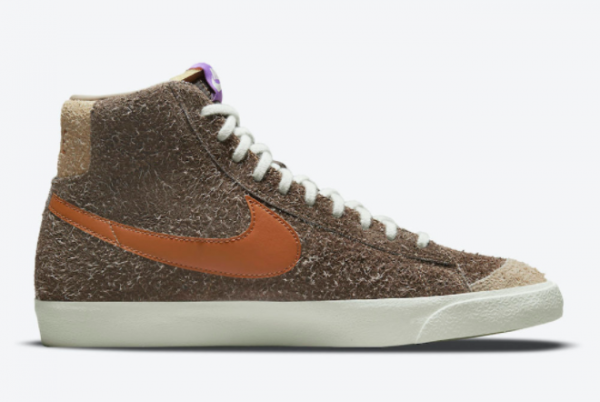 2021 Nike Blazer Mid Shaggy Suede Low Price Sale DM7581-200-3