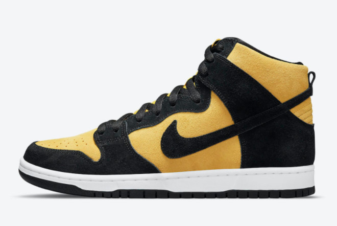 2021 Nike SB Dunk High Reverse Iowa Sneakers On Sale DB1640-001