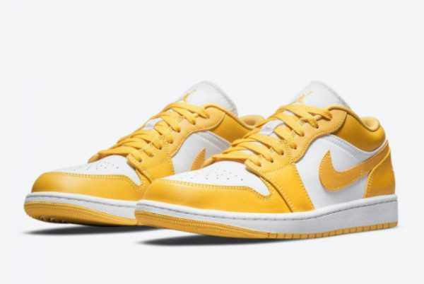 Air Jordan 1 Low GS Mustard Yellow White Online Store 553558-171-2