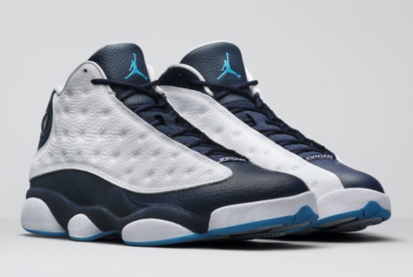 Air Jordan 13 Obsidian White Dark Powder Blue Outlet Sale 414571-144-1