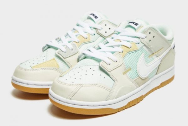 Best Nike Dunk Low Scrap Sea Glass Running Shoes DB0500-100-2