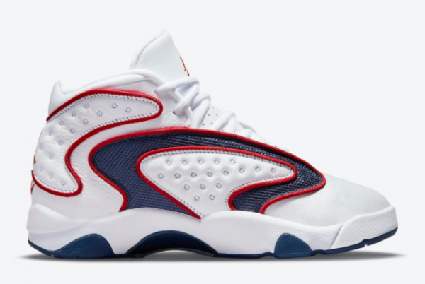 Buy GS Air Jordan OG USA White/University Red-Midnight Navy 133000-100-1