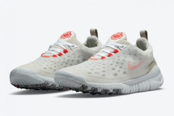 Buy Men's Nike Free Run Trail Crater White/Orange-Cream II-Cave Stone-2