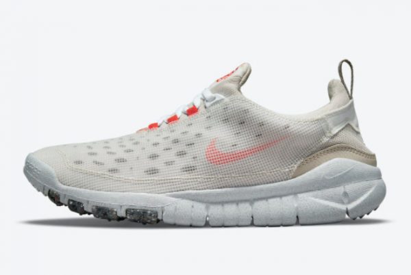 Buy Men's Nike Free Run Trail Crater White/Orange-Cream II-Cave Stone