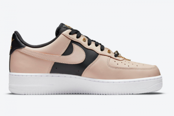 Buy Nike Air Force 1 Low Metallic Gold With Tan Leathers DA8571-200-3