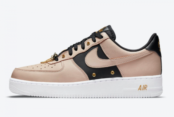 Buy Nike Air Force 1 Low Metallic Gold With Tan Leathers DA8571-200