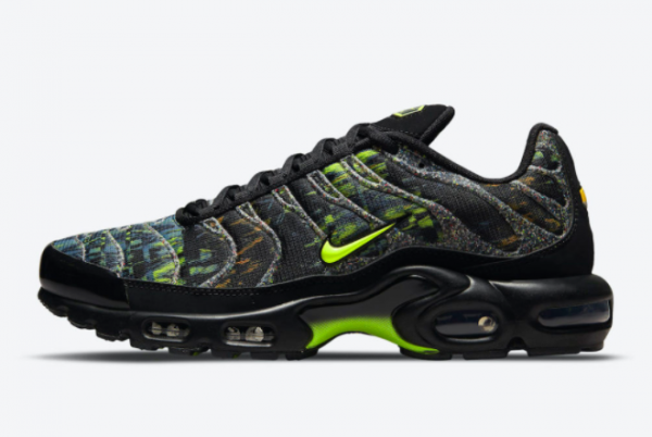 Buy Nike Air Max Plus Black Green Running Shoes DM9594-001