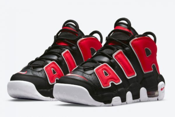 Buy Nike Air More Uptempo GS Black/University Red-White DM3190-001-1