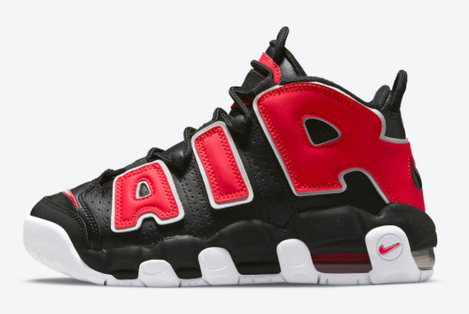 Buy Nike Air More Uptempo GS Black/University Red-White DM3190-001