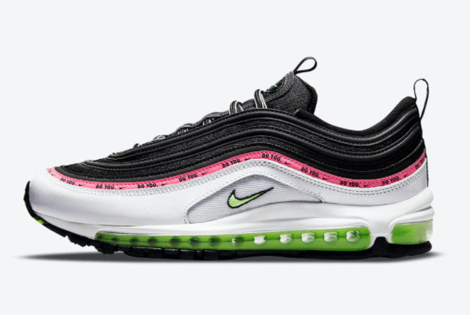 Cheap Nike Air Max 97 Do You White Black-Neon Green DM8126-001