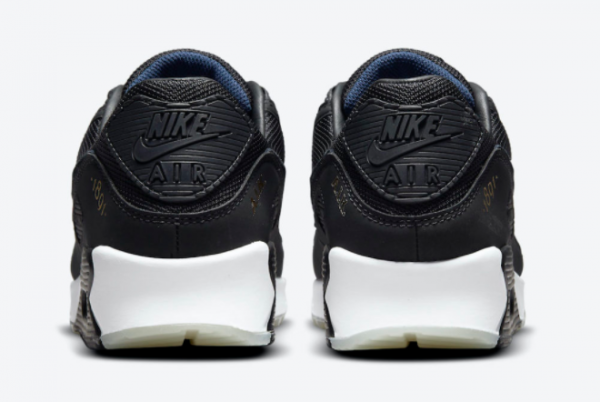 Latest Nike Air Max 90 AIK Fotboll Black White For Sale DJ4602-001-2