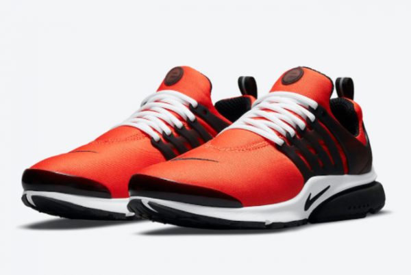 Men Shoes Nike Air Presto Orange Black-White CT3550-800-1