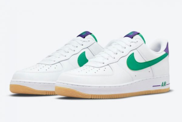 Nike Air Force 1 Low White Joker Green Purple New Sale DO1156-100-2