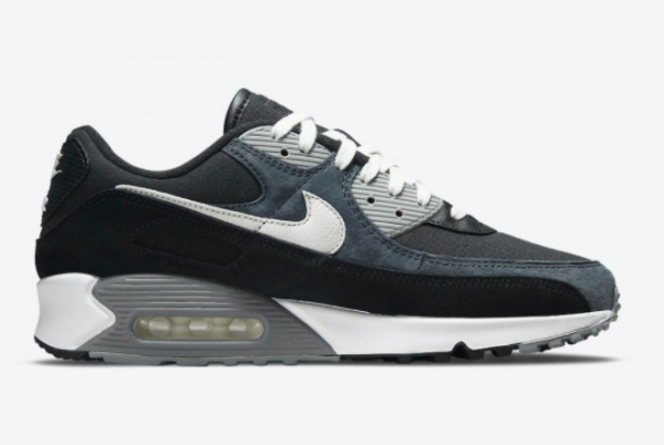 Nike Air Max 90 Premium Grey/Black-White Special Sale DA1641-003-3