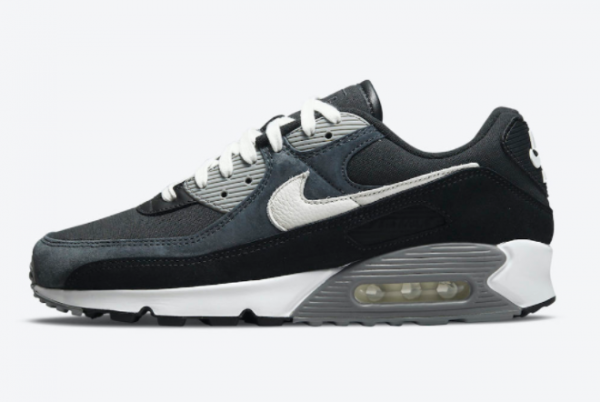 Nike Air Max 90 Premium Grey/Black-White Special Sale DA1641-003