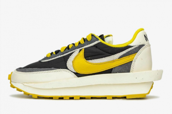 Undercover x Sacai x Nike LDWaffle Bright Citron Sneakers DJ4877-001