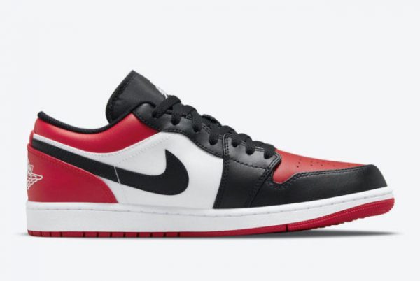 2021 Best Selling Air Jordan 1 Low Bred Toe Sneakers 553558-612-1