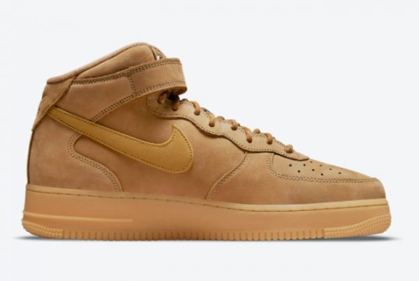 2021 Best Selling Nike AF1 Air Force 1 Mid Wheat DJ9158-200-1