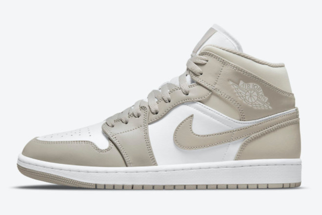 2021 Cheap Price Air Jordan 1 Mid Linen Fashion Shoes 554724-082