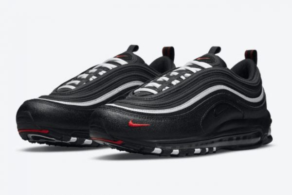 2021 Fashion Shoes Nike Air Max 97 Black White-Red DH1083-001-2