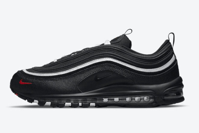 2021 Fashion Shoes Nike Air Max 97 Black White-Red DH1083-001