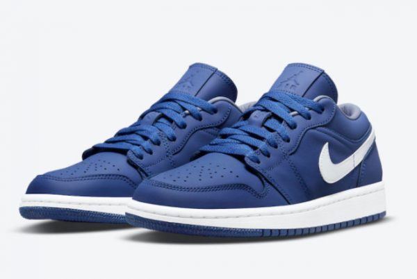 2021 Latest Air Jordan 1 Low Deep Royal DA8008-401-2