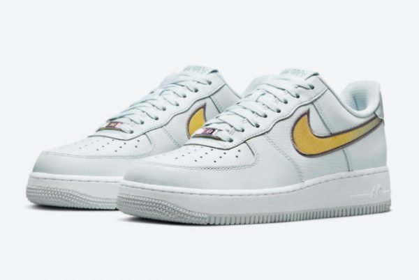 2021 Nike Air Force 1 Low Gradient Swooshes Sneakers DN4925-001-2