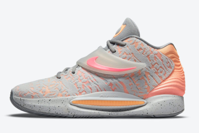 2021 Nike KD 14 Sunset For Sale Online CW3935-003