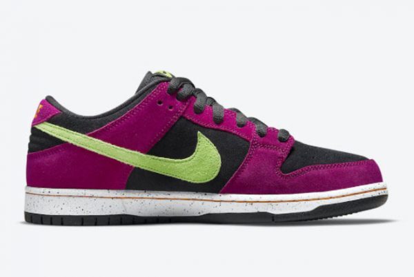 2021 Nike SB Dunk Low Red Plum Training Shoes BQ6817-501-1