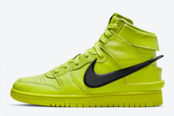 Ambush x Nike Dunk High Flash Lime Sneakers For Sale CU7544-300