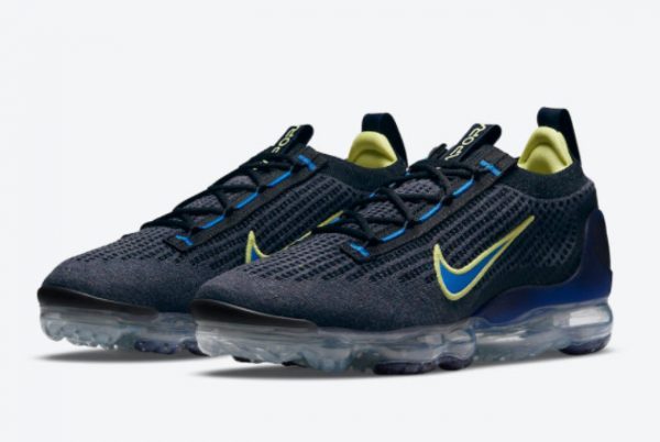 Cheap Nike Air VaporMax 2021 Navy Volt Trainers DH4085-400-1