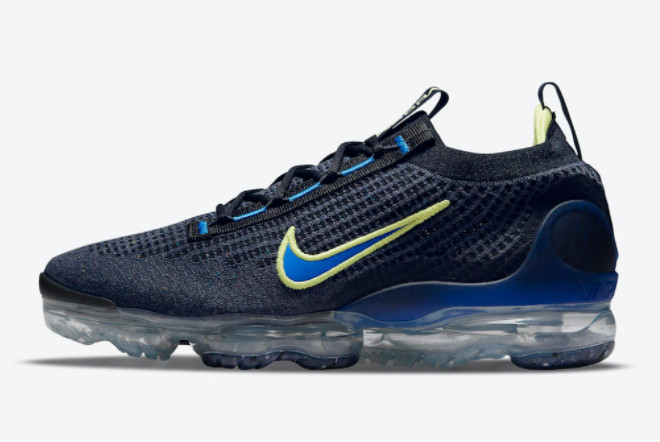 Cheap Nike Air VaporMax 2021 Navy Volt Trainers DH4085-400