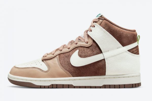 Cheap Nike Dunk High Retro Premium Light Chocolate DH5348-100