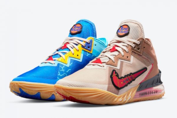 Cheap Nike LeBron 18 Low Wile E. x Roadrunner CV7562-401-2